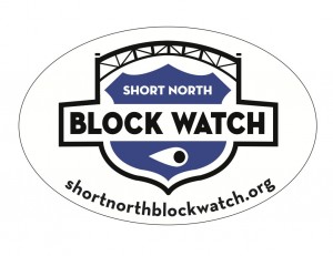 Short North Block Watch window decals