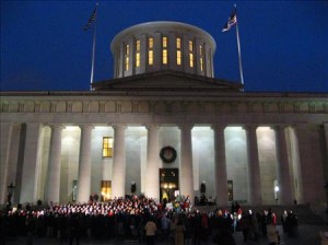 ohio statehouse holiday