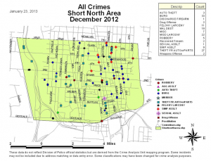short north crime report dec 2012