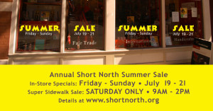 short north summer sale 2013