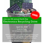 Electronics Recycling Drive flier