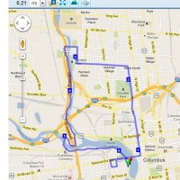 Columbus 10K Map