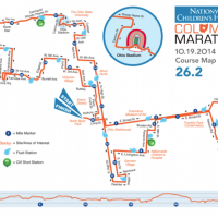 2014 Columbus Marathon Course Map