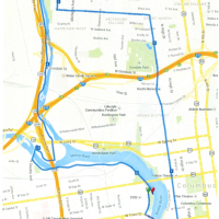 Columbus 10K Race Map